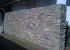 Natursteinmauer aus Würzburger Mauerstein
