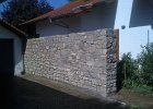 Natursteinmauer aus Würzburger Mauerstein : M1